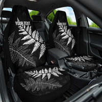 New Zealand Lawn Bowls Personalized Car Seat Cover Wrap-Around Silver Fern - Polynesian Pride