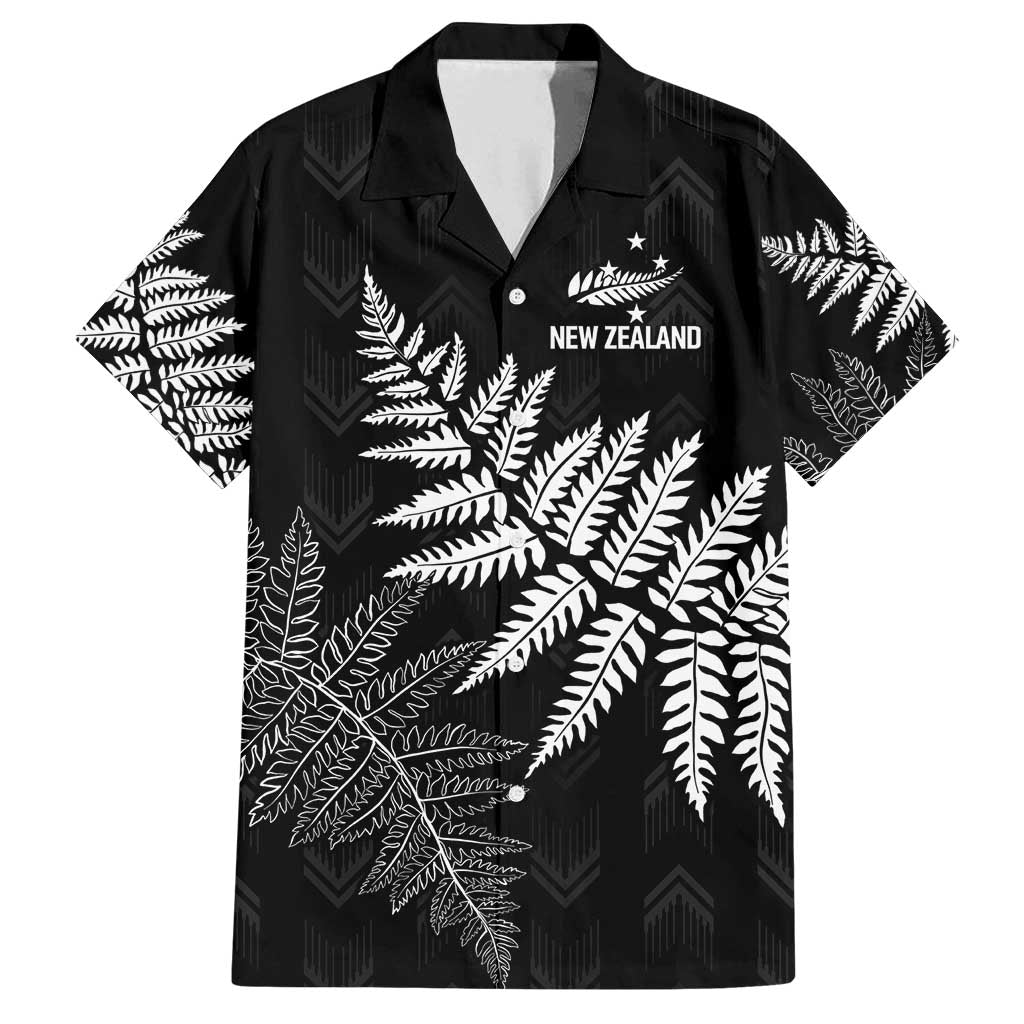 New Zealand Lawn Bowls Personalized Family Matching Off Shoulder Short Dress and Hawaiian Shirt Wrap-Around Silver Fern - Polynesian Pride