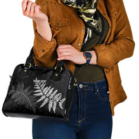 New Zealand Lawn Bowls Personalized Shoulder Handbag Wrap-Around Silver Fern - Polynesian Pride