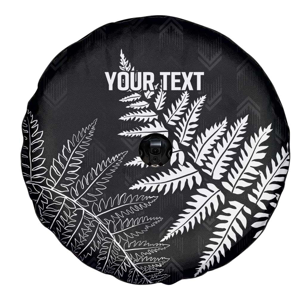 New Zealand Lawn Bowls Personalized Spare Tire Cover Wrap-Around Silver Fern - Polynesian Pride