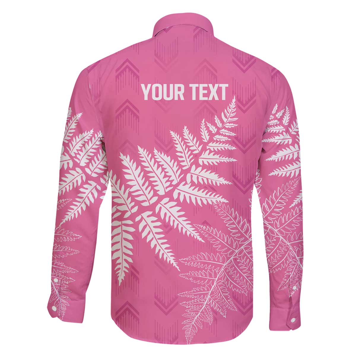 New Zealand Lawn Bowls Breast Cancer Personalized Family Matching Off The Shoulder Long Sleeve Dress and Hawaiian Shirt Wrap-Around Silver Fern - Polynesian Pride