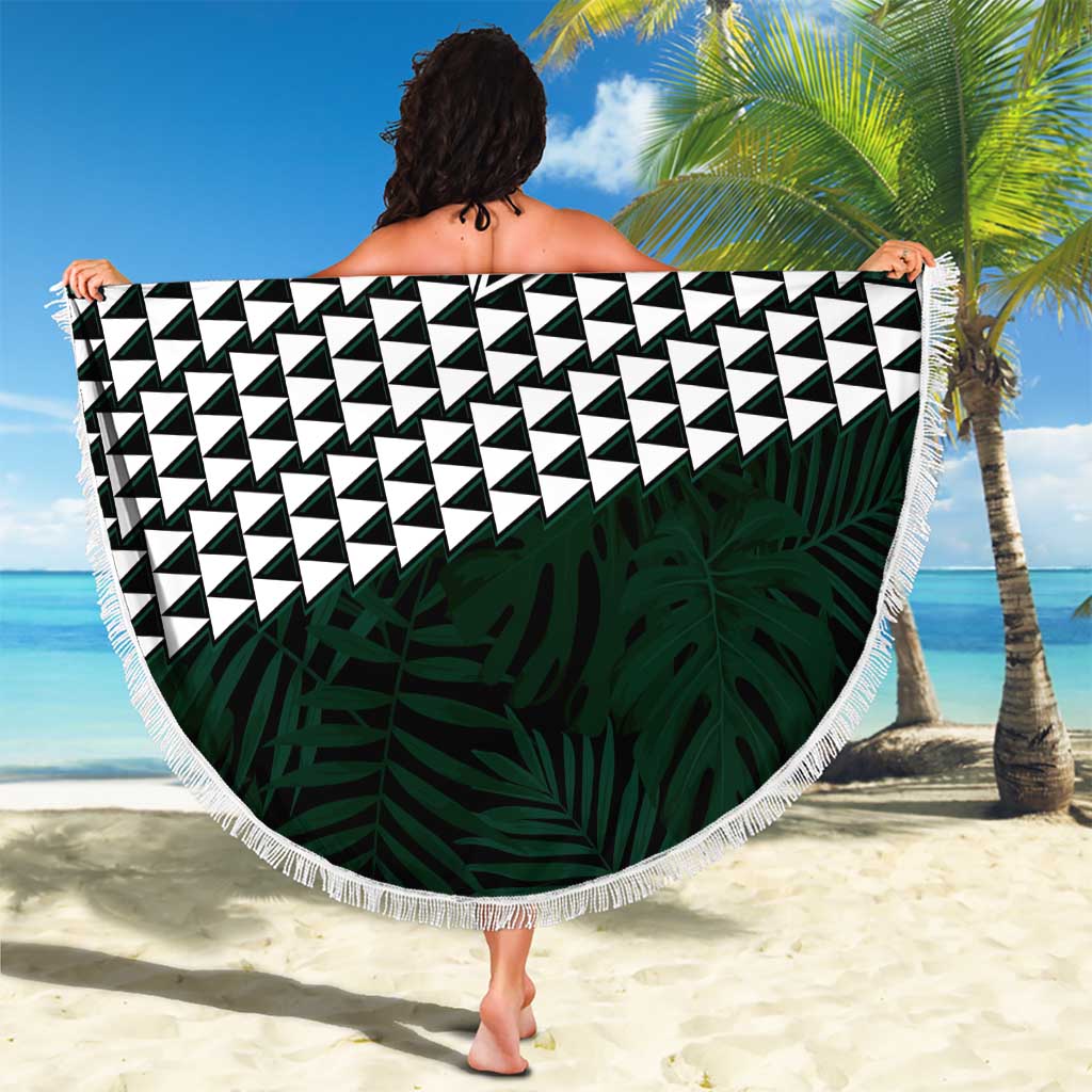 Rainbow Warriors Hawaii Personalized Palaka Beach Blanket LT7 - Polynesian Pride