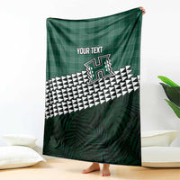 Rainbow Warriors Hawaii Personalized Palaka Blanket LT7 - Polynesian Pride