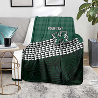 Rainbow Warriors Hawaii Personalized Palaka Blanket LT7 - Polynesian Pride