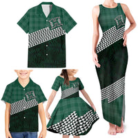 Rainbow Warriors Hawaii Personalized Palaka Family Matching Tank Maxi Dress and Hawaiian Shirt LT7 - Polynesian Pride