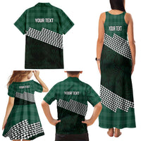 Rainbow Warriors Hawaii Personalized Palaka Family Matching Tank Maxi Dress and Hawaiian Shirt LT7 - Polynesian Pride