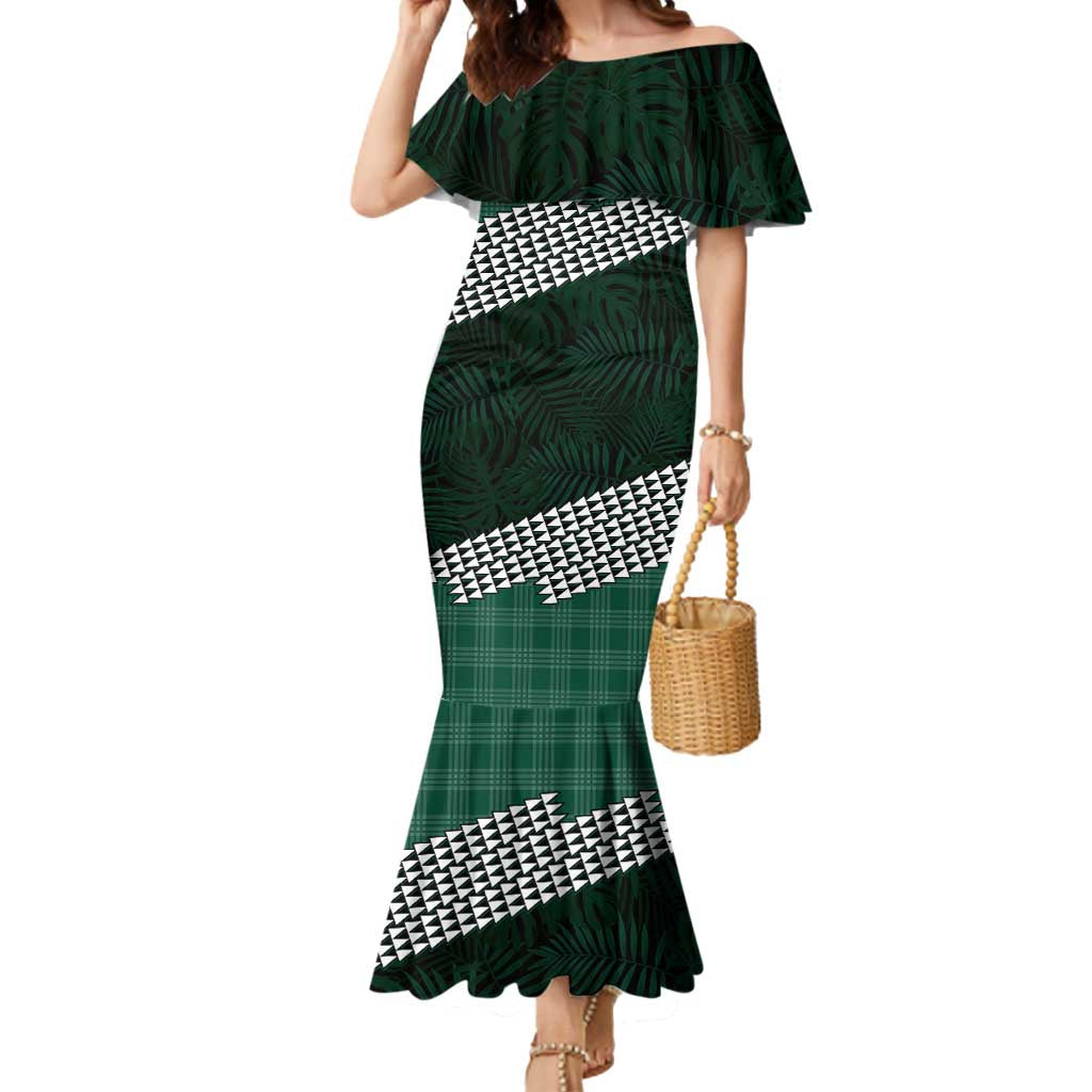 Rainbow Warriors Hawaii Personalized Palaka Mermaid Dress - Polynesian Pride