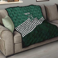 Rainbow Warriors Hawaii Personalized Palaka Quilt LT7 - Polynesian Pride