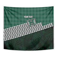 Rainbow Warriors Hawaii Personalized Palaka Tapestry LT7 - Polynesian Pride