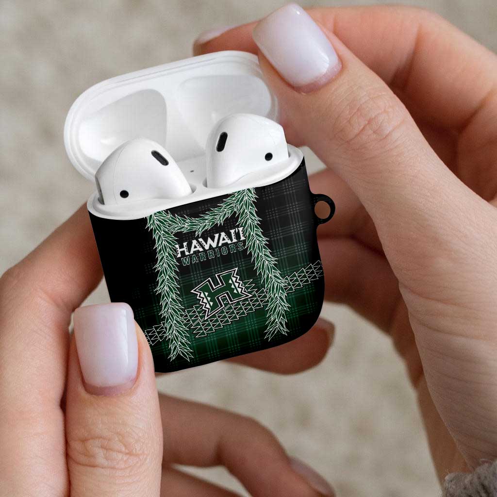 Rainbow Warriors Hawaii Palaka AirPods Case Maile Lei - Polynesian Pride