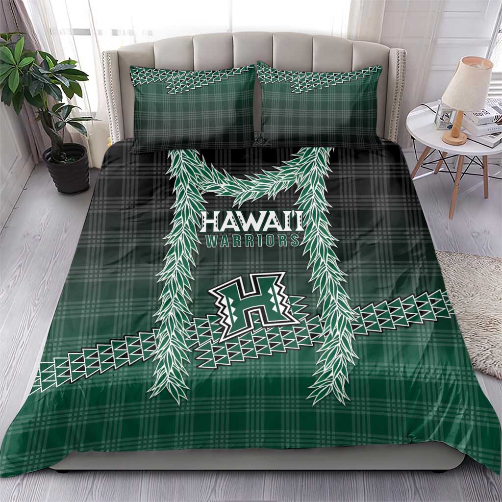 Rainbow Warriors Hawaii Palaka Bedding Set Maile Lei LT7 - Polynesian Pride