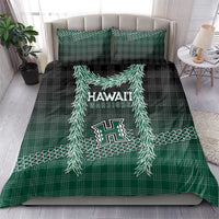 Rainbow Warriors Hawaii Palaka Bedding Set Maile Lei LT7 - Polynesian Pride
