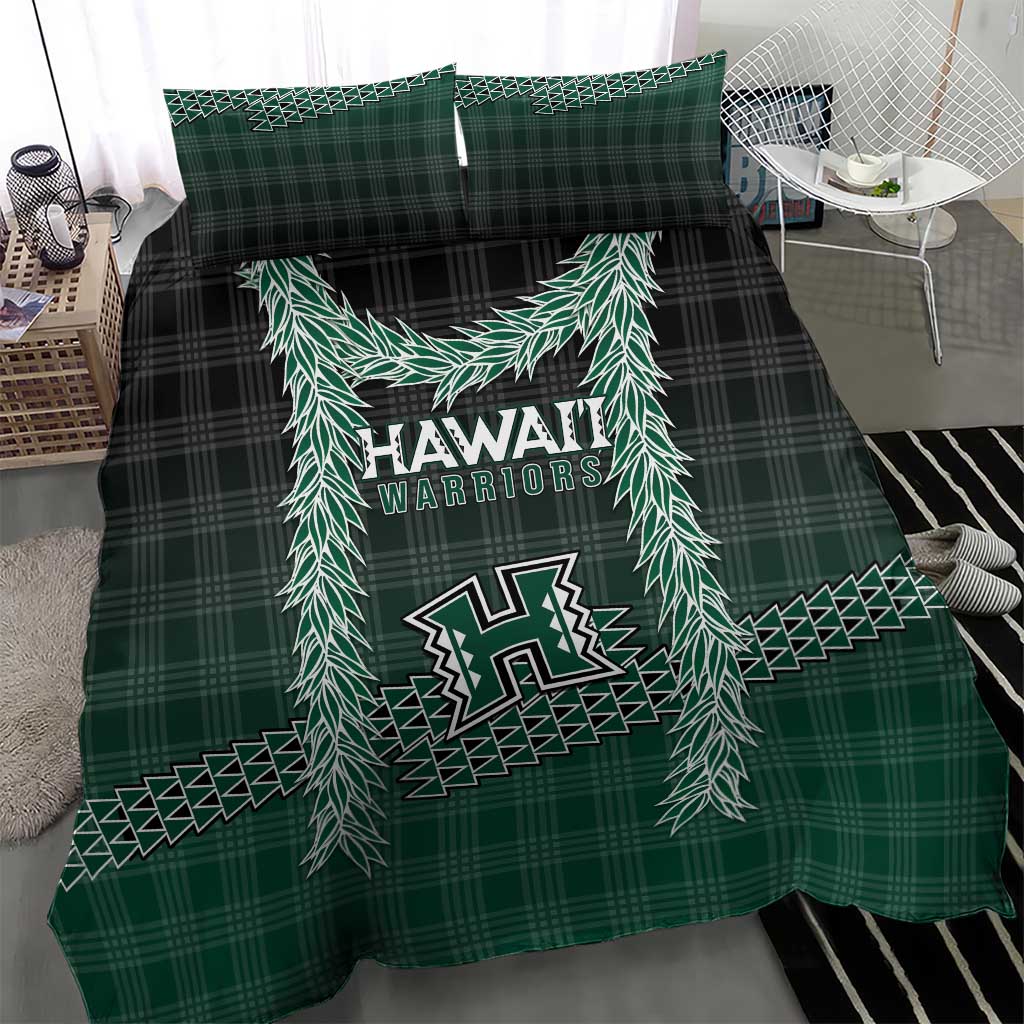 Rainbow Warriors Hawaii Palaka Bedding Set Maile Lei LT7 - Polynesian Pride