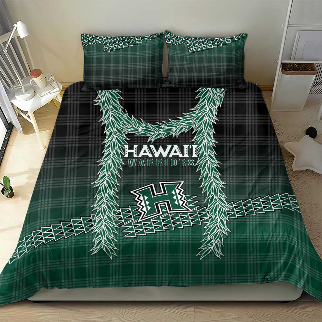 Rainbow Warriors Hawaii Palaka Bedding Set Maile Lei LT7 - Polynesian Pride