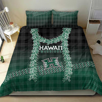 Rainbow Warriors Hawaii Palaka Bedding Set Maile Lei LT7 - Polynesian Pride