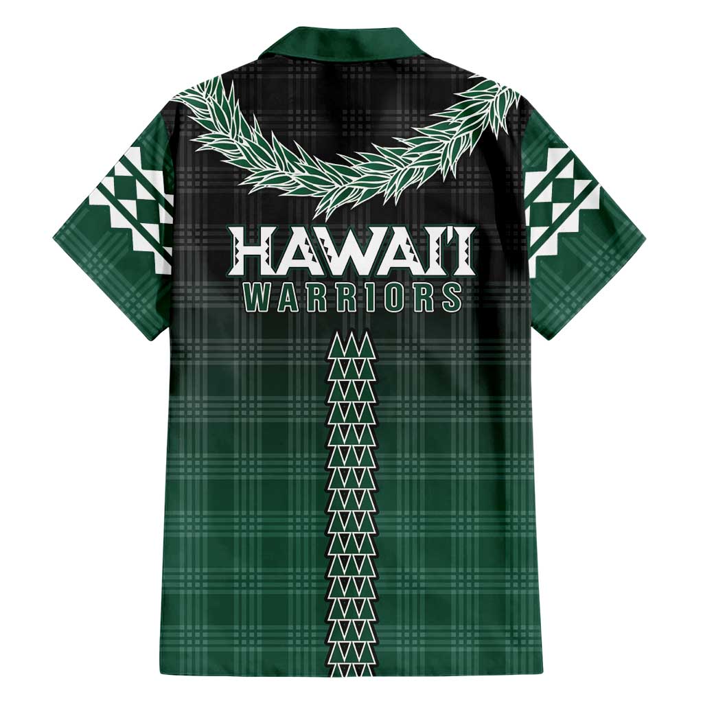 Rainbow Warriors Hawaii Palaka Family Matching Off The Shoulder Long Sleeve Dress and Hawaiian Shirt Maile Lei - Polynesian Pride