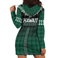 Rainbow Warriors Hawaii Palaka Hoodie Dress Maile Lei LT7 - Polynesian Pride