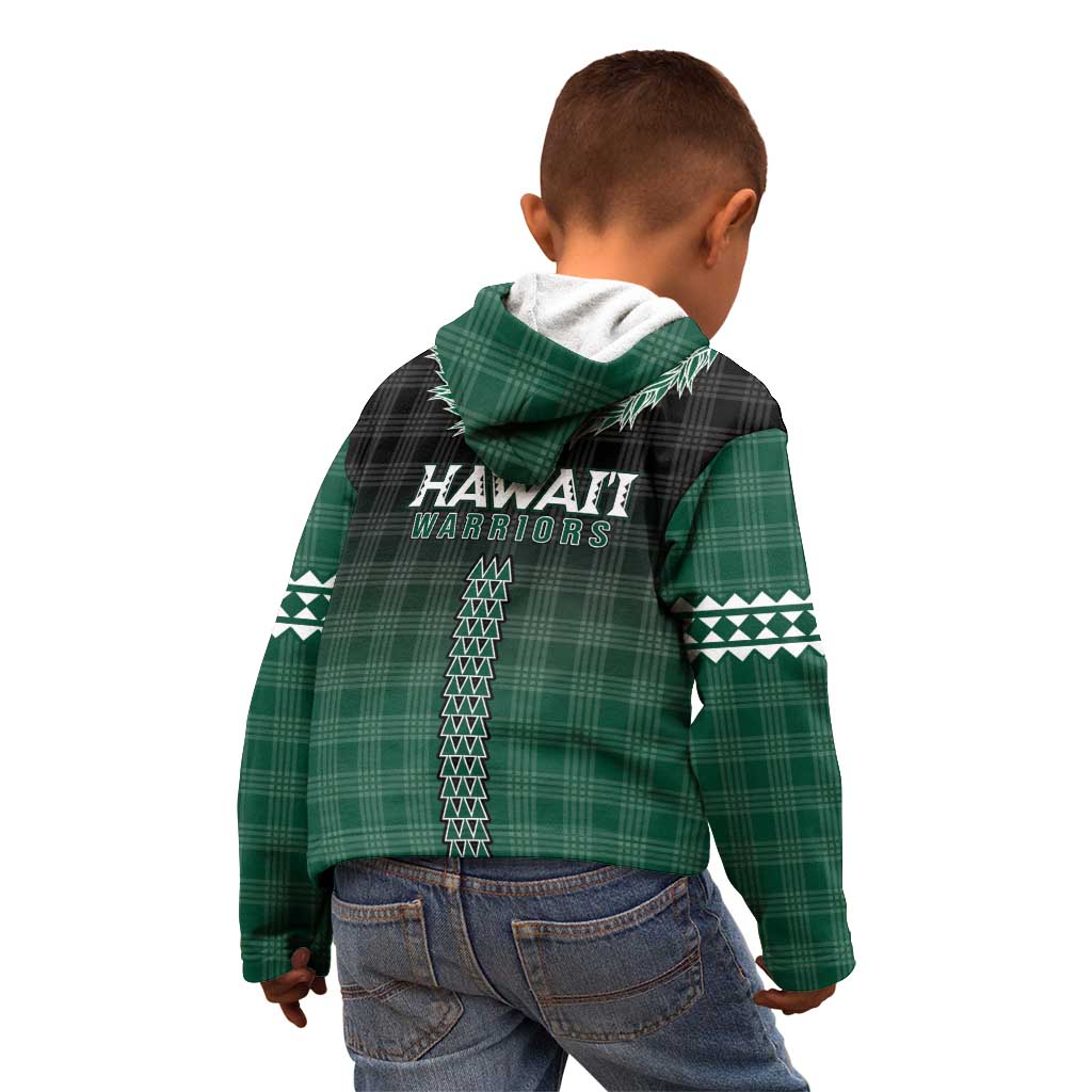 Rainbow Warriors Hawaii Palaka Kid Hoodie Maile Lei - Polynesian Pride