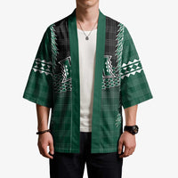 Rainbow Warriors Hawaii Palaka Kimono Maile Lei - Polynesian Pride