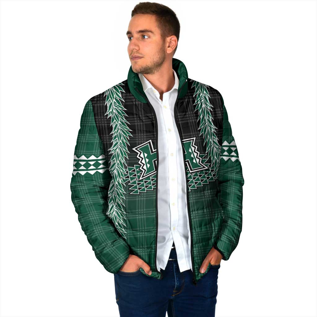 Rainbow Warriors Hawaii Palaka Padded Jacket Maile Lei LT7 - Polynesian Pride
