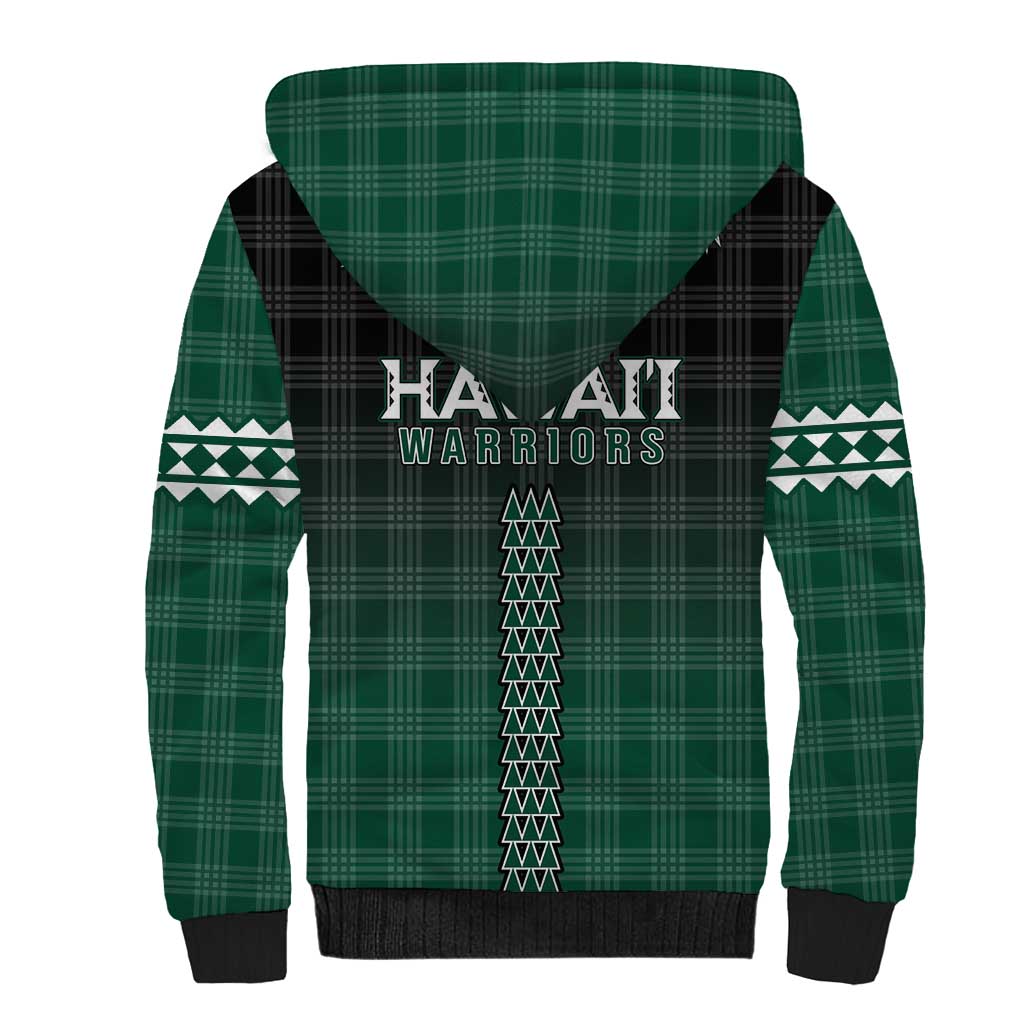 Rainbow Warriors Hawaii Palaka Sherpa Hoodie Maile Lei LT7 - Polynesian Pride