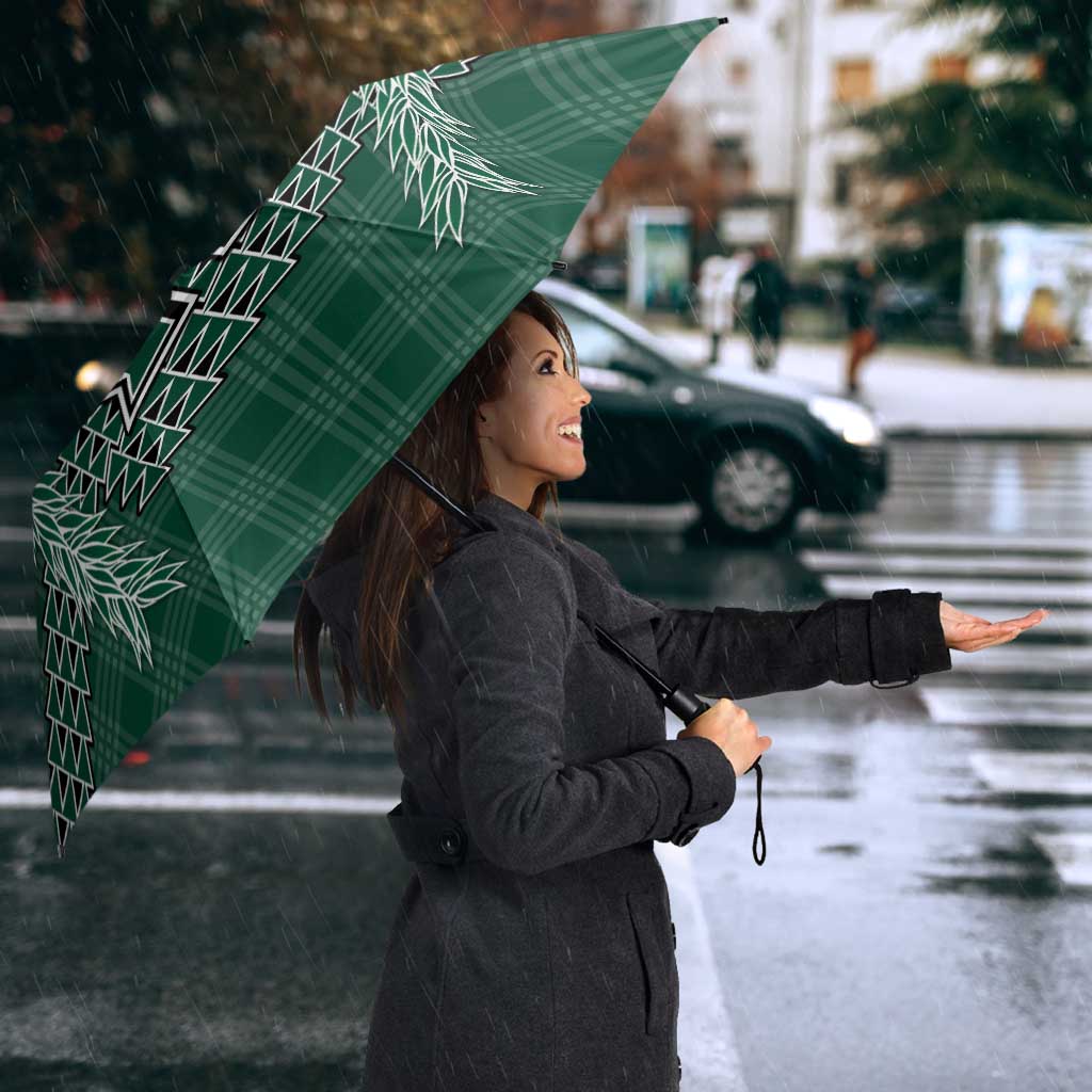Rainbow Warriors Hawaii Palaka Umbrella Maile Lei - Polynesian Pride