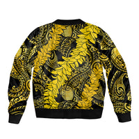 Hawaii Oahu Ilima Lei Bomber Jacket LT7 - Polynesian Pride
