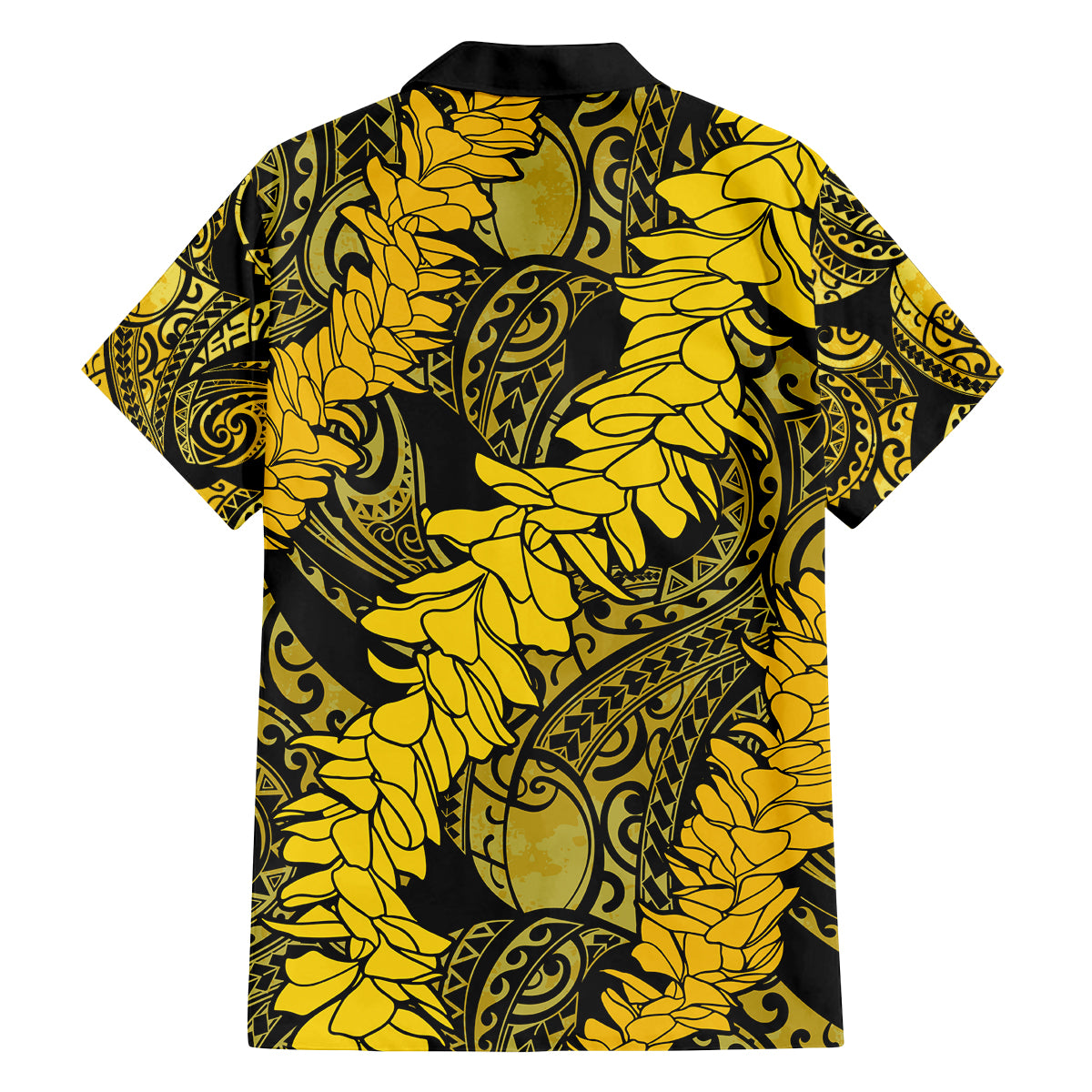 Hawaii Oahu Ilima Lei Family Matching Off Shoulder Short Dress and Hawaiian Shirt LT7 - Polynesian Pride