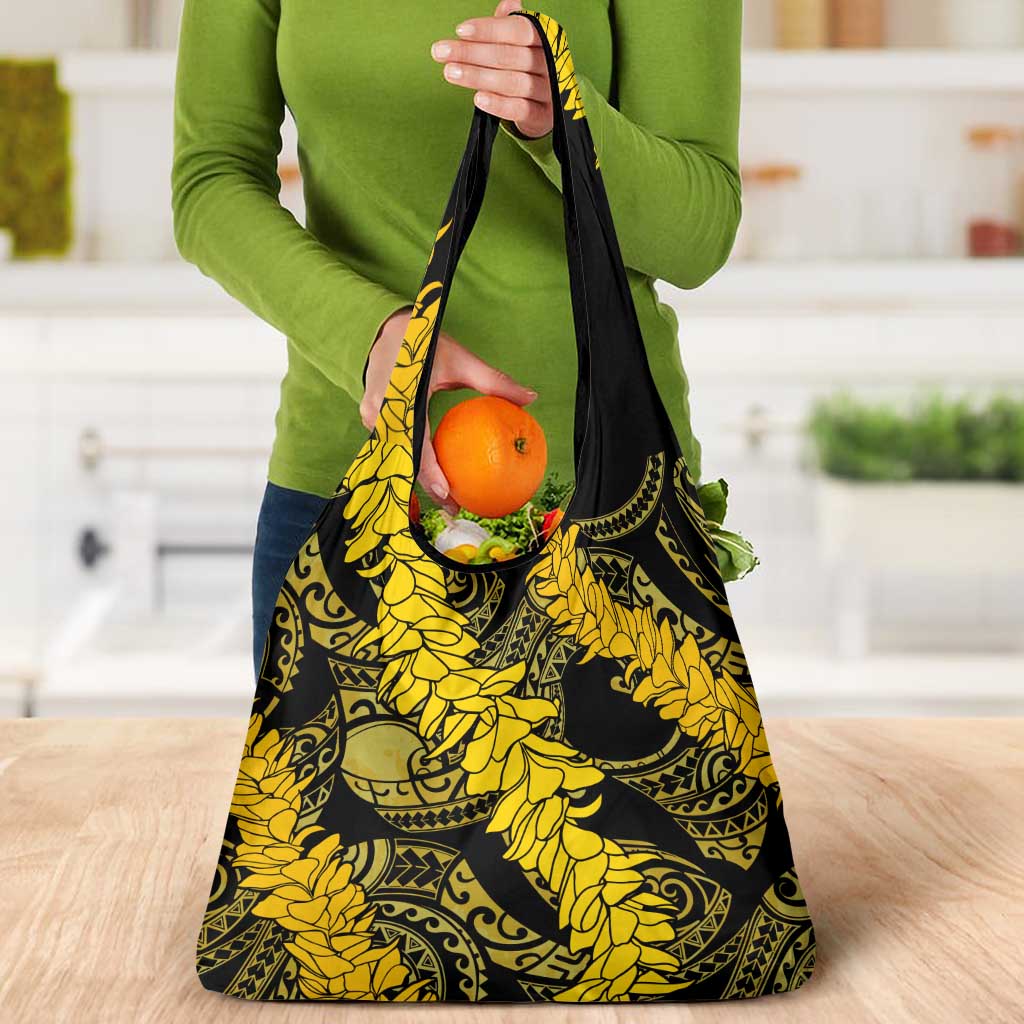 Hawaii Oahu Ilima Lei Grocery Bag