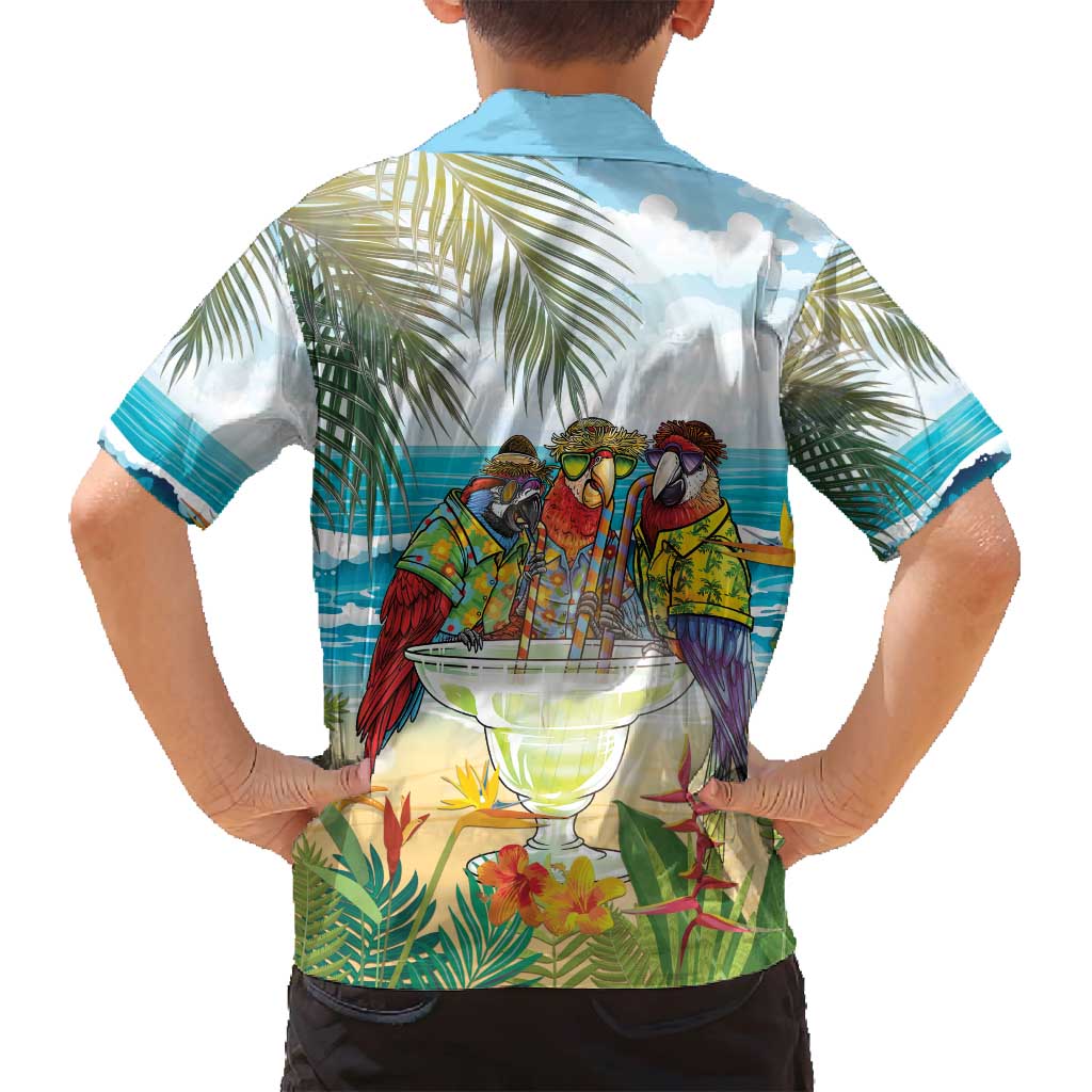 It's 5 o'clock Somewhere Family Matching Long Sleeve Bodycon Dress and Hawaiian Shirt Beach Party - Polynesian Pride