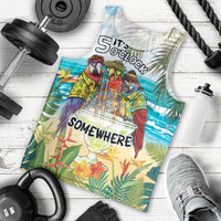 It's 5 o'clock Somewhere Men Tank Top Beach Party - Polynesian Pride
