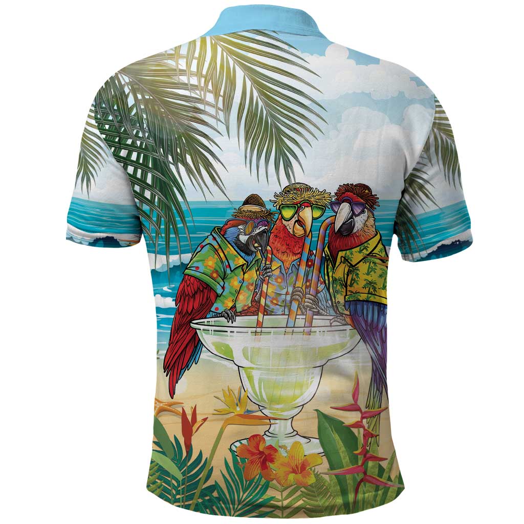It's 5 o'clock Somewhere Polo Shirt Beach Party LT7 - Polynesian Pride