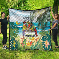 It's 5 o'clock Somewhere Quilt Beach Party - Polynesian Pride