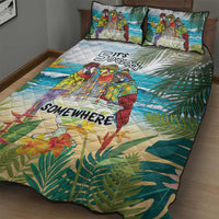 It's 5 o'clock Somewhere Quilt Bed Set Beach Party - Polynesian Pride