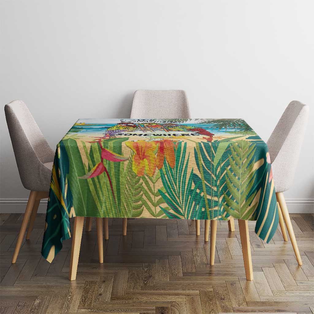 It's 5 o'clock Somewhere Tablecloth Beach Party - Polynesian Pride