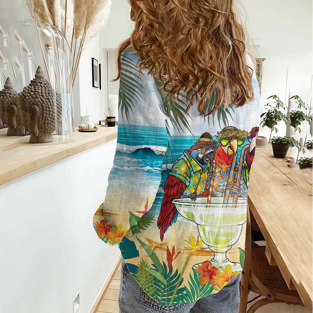 It's 5 o'clock Somewhere Women Casual Shirt Beach Party - Polynesian Pride