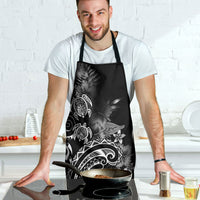 Aloha Hawaii Turtles Floral Apron Obsidian Glaze LT7 - Polynesian Pride