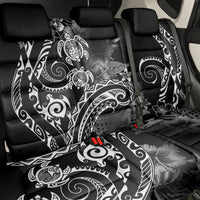 Aloha Hawaii Turtles Floral Back Car Seat Cover Obsidian Glaze LT7 - Polynesian Pride
