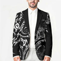 Aloha Hawaii Turtles Floral Blazer Obsidian Glaze LT7 - Polynesian Pride