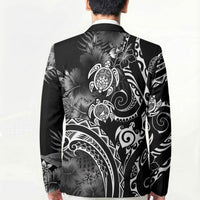 Aloha Hawaii Turtles Floral Blazer Obsidian Glaze LT7 - Polynesian Pride