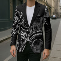 Aloha Hawaii Turtles Floral Blazer Obsidian Glaze LT7 - Polynesian Pride