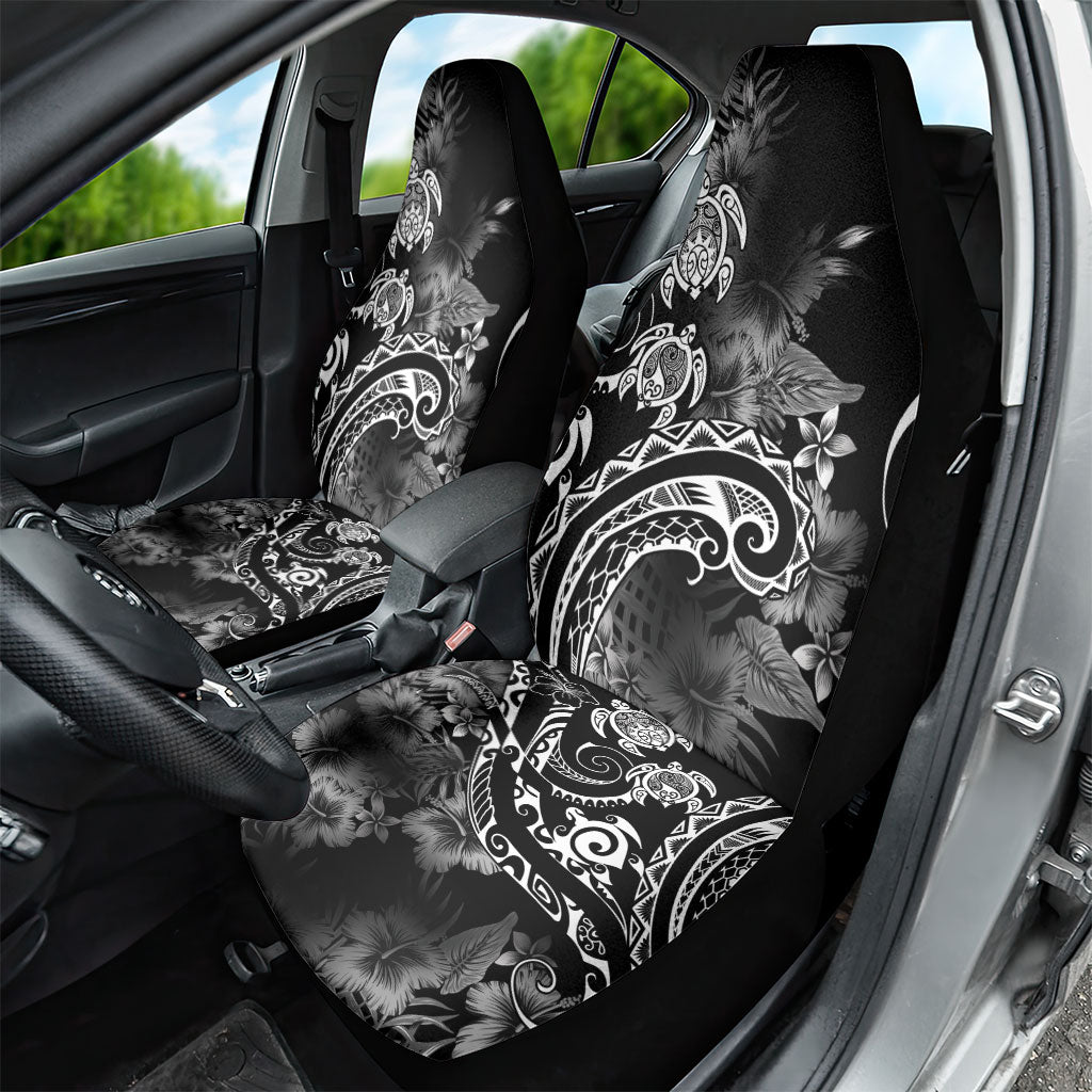 Aloha Hawaii Turtles Floral Car Seat Cover Obsidian Glaze LT7 - Polynesian Pride