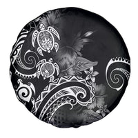Aloha Hawaii Turtles Floral Spare Tire Cover Obsidian Glaze LT7 - Polynesian Pride