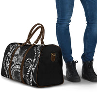 Aloha Hawaii Turtles Floral Travel Bag Obsidian Glaze LT7 - Polynesian Pride