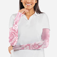 Aloha Hawaii Turtles Floral Arm Sleeves Pink Marbles Glaze LT7 - Polynesian Pride