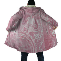 Aloha Hawaii Turtles Floral Cloak Pink Marbles Glaze LT7 - Polynesian Pride