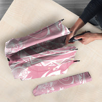 Aloha Hawaii Turtles Floral Umbrella Pink Marbles Glaze LT7 - Polynesian Pride