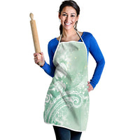 Aloha Hawaii Turtles Floral Apron Seafoam Marbles Glaze LT7 - Polynesian Pride