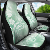 Aloha Hawaii Turtles Floral Car Seat Cover Seafoam Marbles Glaze LT7 - Polynesian Pride