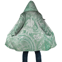 Aloha Hawaii Turtles Floral Cloak Seafoam Marbles Glaze LT7 Unisex Seafoam - Polynesian Pride